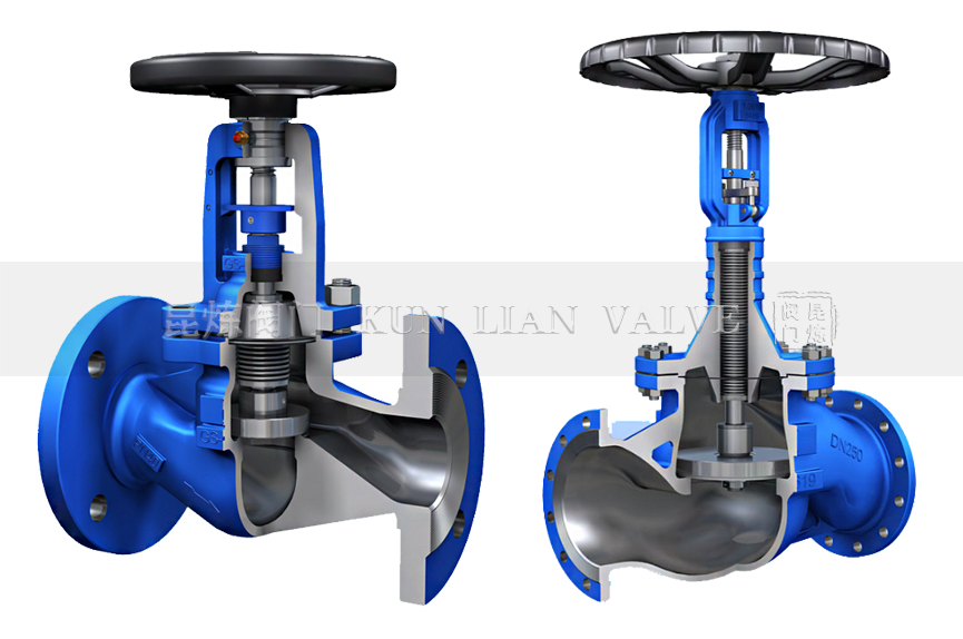 波紋管截止閥剖面圖- 上海昆煉閥門制造有限公司 波紋管截止閥剖面圖- 上海昆煉閥門制造有限公司